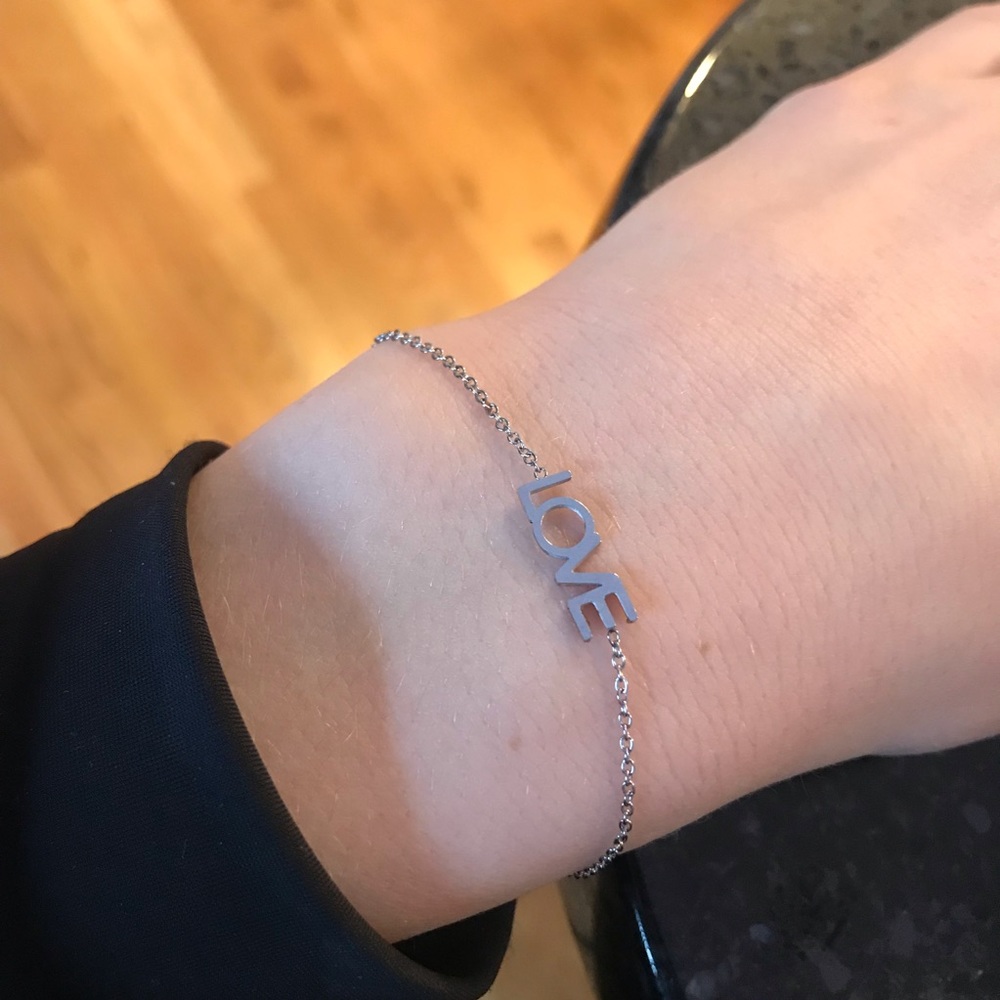 Maya Brenner love bracelet